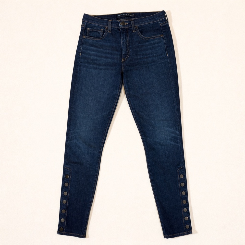 Veronica Beard Debbie Skinny High-Rise Jeans – Size 27 - Dark Vintage